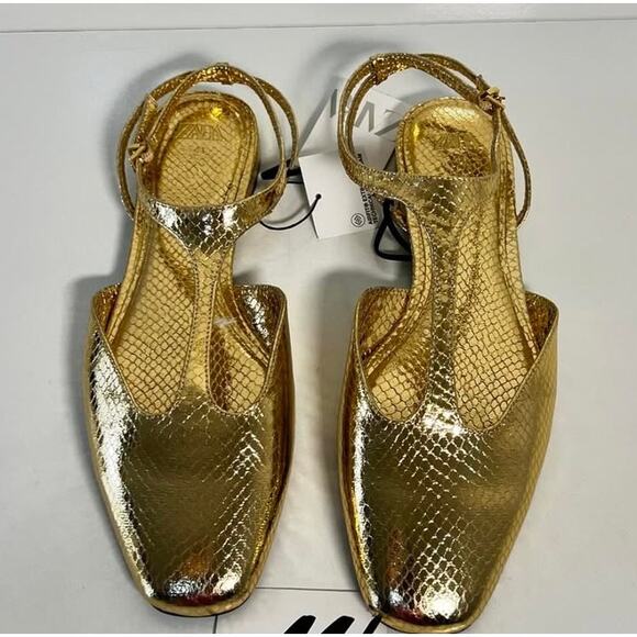 RARE!!! ZARA Front Strap Flats NWT LAST ONE!!! - Picture 10 of 16